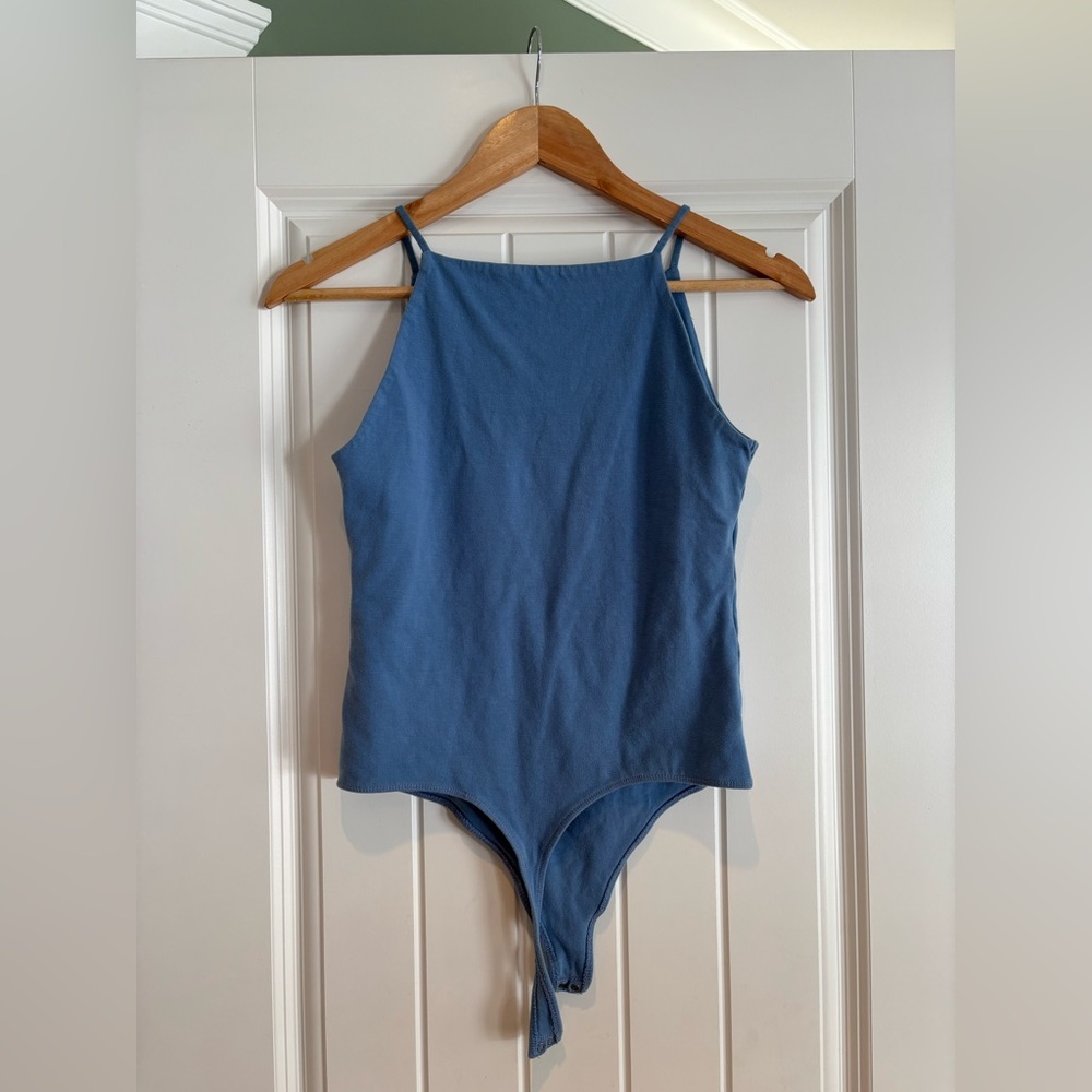 Abercrombie & Fitch Blue High Neck One Piece